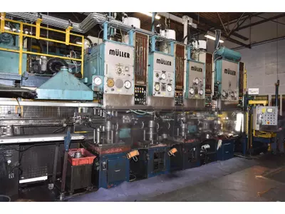 deep drawing line (four steps)